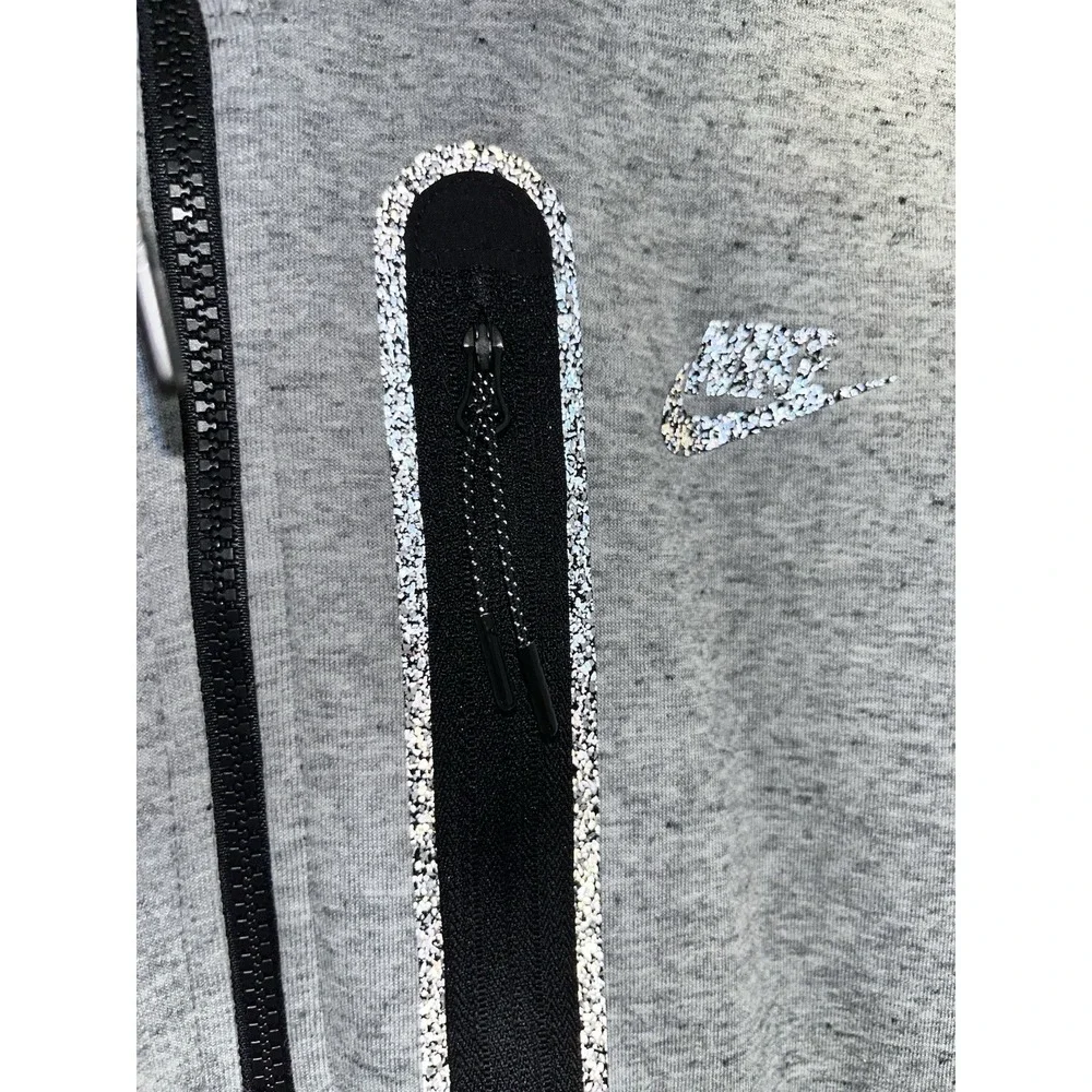 Nike Tech‎ Fleece NSW Hoodie Mens Medium Heather/black Performance Knit